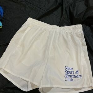 Nike Women's White Athletic Shorts